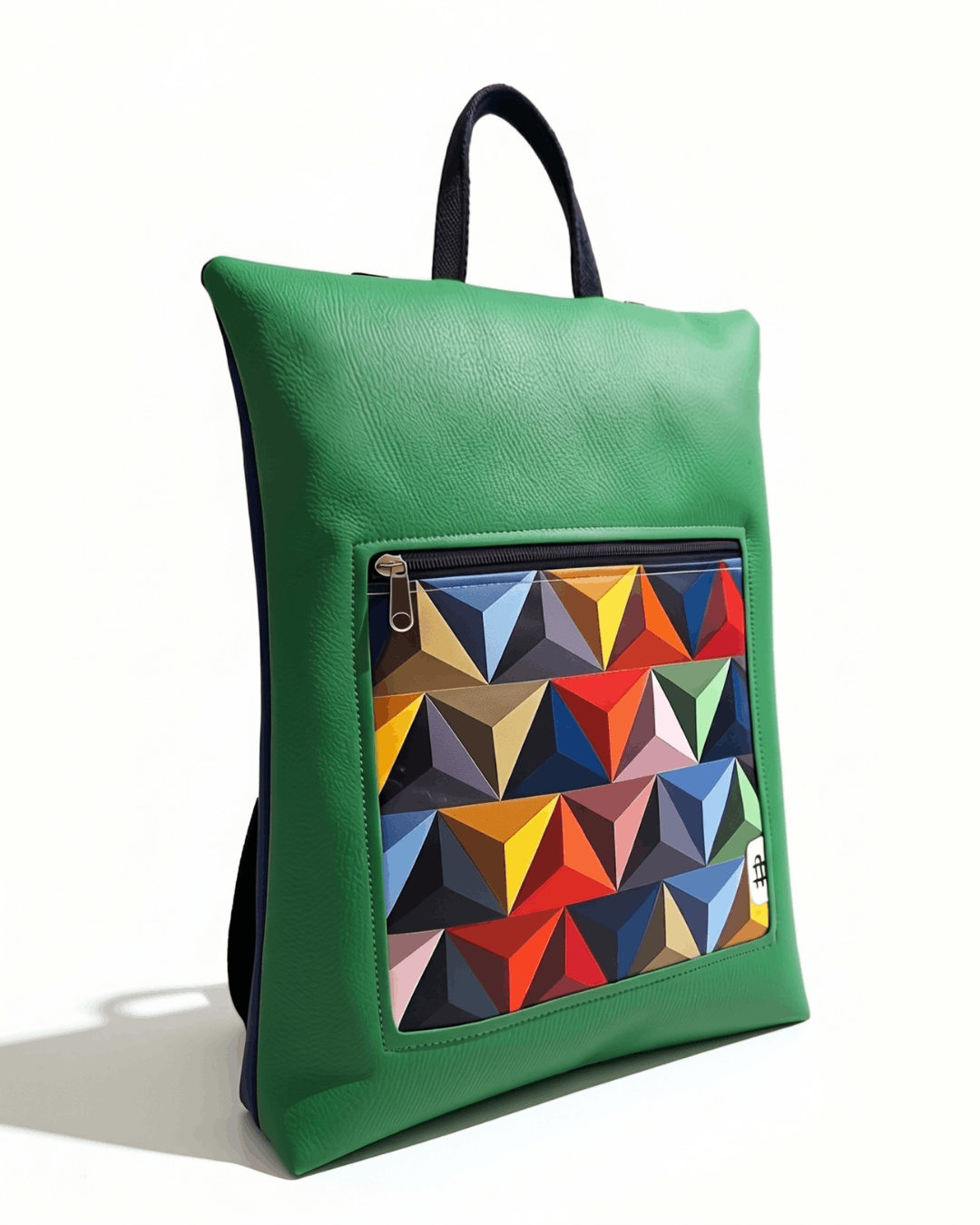 Mochila Antirrobo IRIS | Verde Jade y Azul Marino cristina-alba-mochila-mujer-antirrobo-24