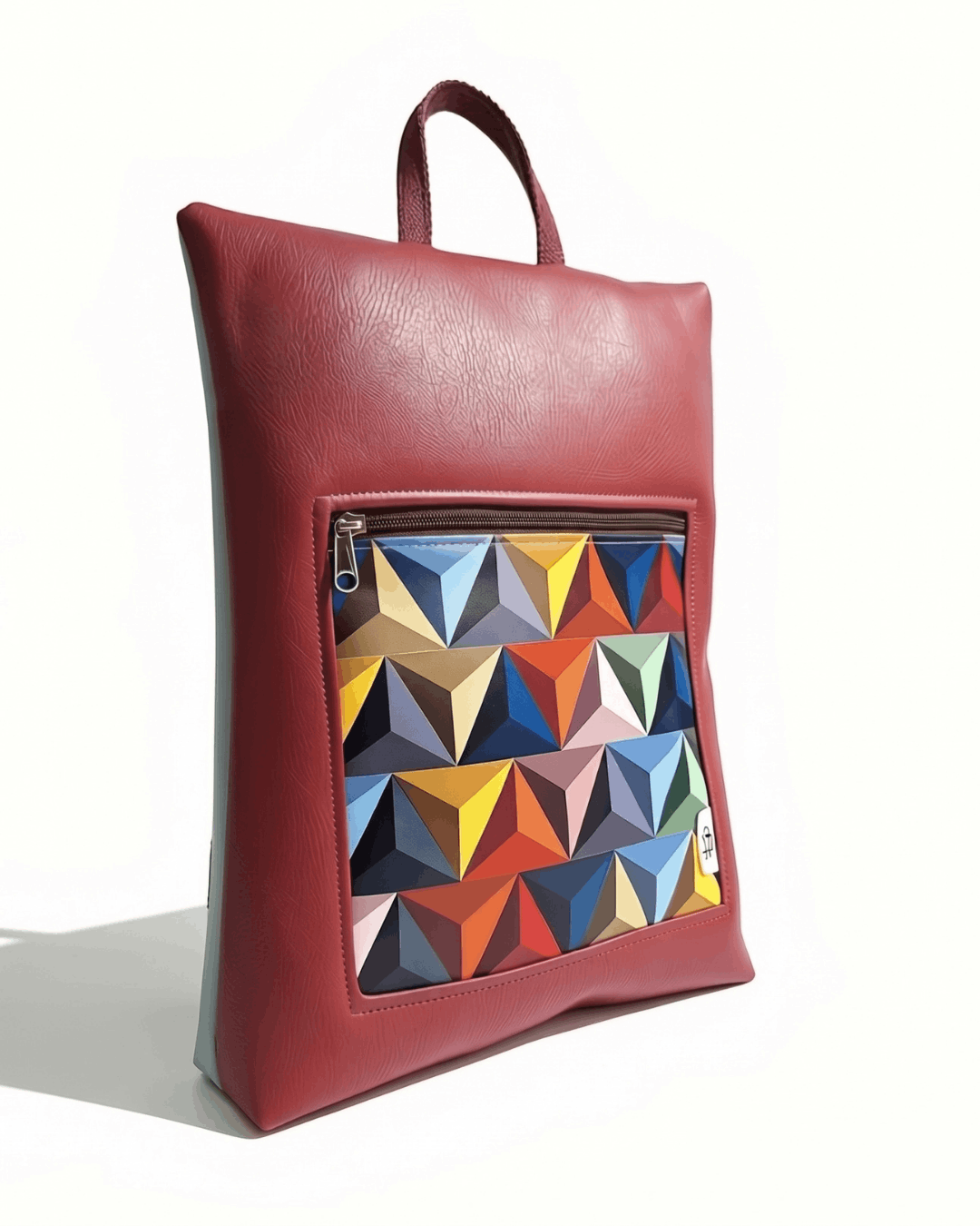Mochila Antirrobo IRIS | Granate y Menta cristina-alba-mochila-mujer-antirrobo-58