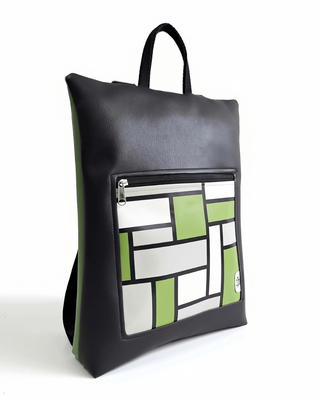 Mochila Antirrobo PULSO | Negro y Verde cristina-alba-mochila-mujer-antirrobo-70