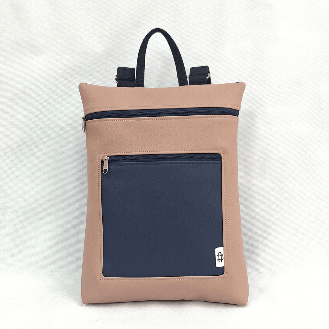 mochila-antirrobo-mujer-primavera-azul-marino-rosa-empolvado-cremallera-trasera-cristina-alba